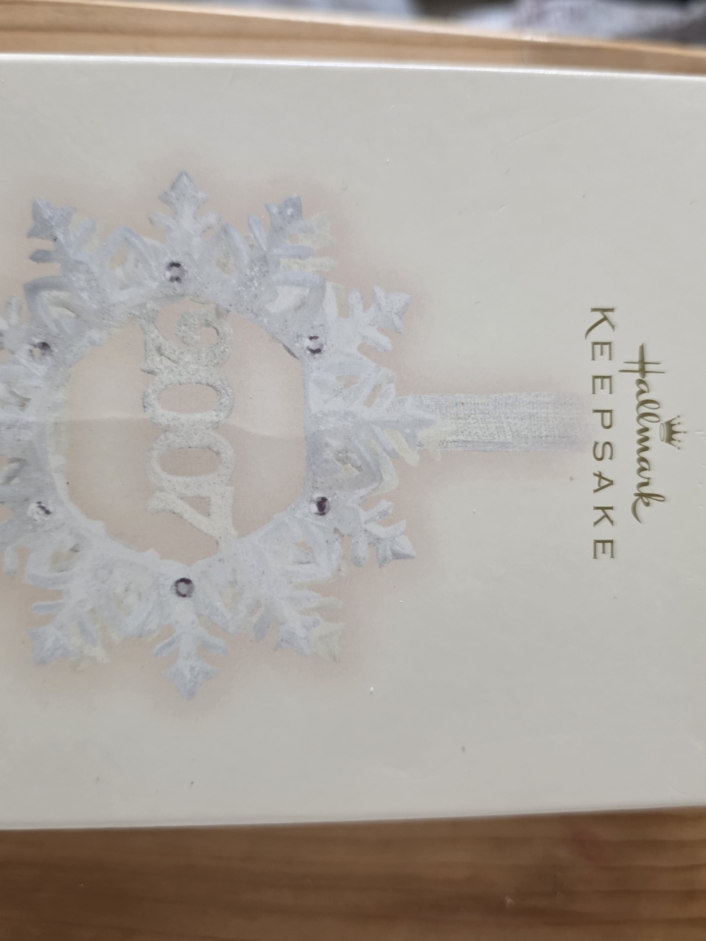 Hallmark 2007 Shining Memories Snowflake Ornament